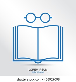 Line icon- reading