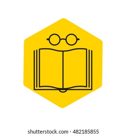Line icon- reading