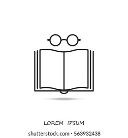 Line icon- reading