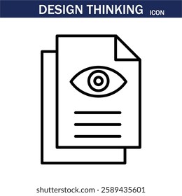 line icon related to creativity, idea, innovation, teamwork, invention, design thinking. Outline icon. Editable stroke. Vector illustration. EPS 10.