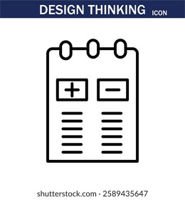 line icon related to creativity, idea, innovation, teamwork, invention, design thinking. Outline icon. Editable stroke. Vector illustration. EPS 10.