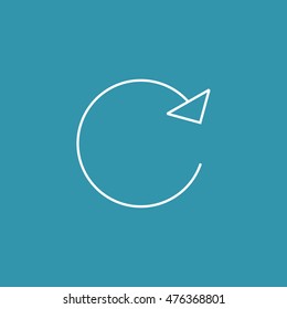 Line Icon of Reload.