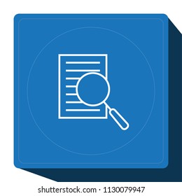 Line icon for review
