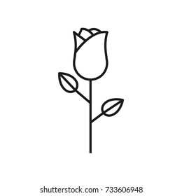  Zeilensymbol. Rose