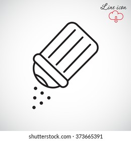 Line icon- salt