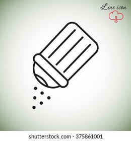 Line icon- salt