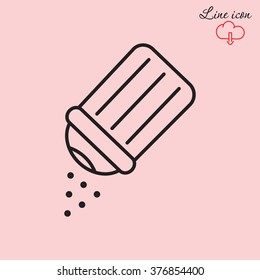 Line icon- salt