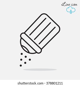 Line icon- salt