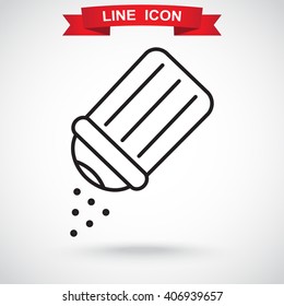 Line icon- salt