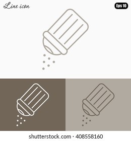 Line icon- salt