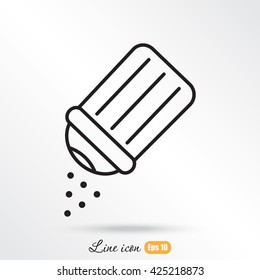 Line icon- salt