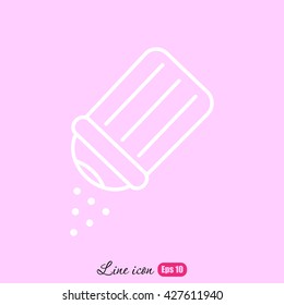 Line icon- salt