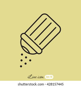 Line icon- salt