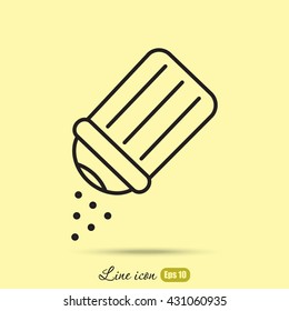Line icon- salt