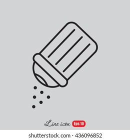 Line icon- salt