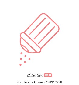 Line icon- salt