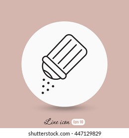 Line icon- salt