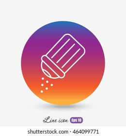 Line icon- salt