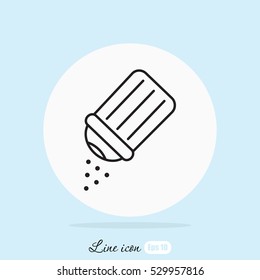 Line icon- salt