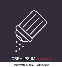 Line icon- salt