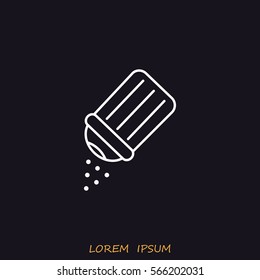 Line icon- salt