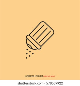 Line icon- salt