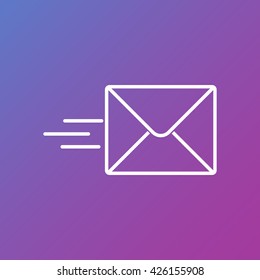 Line icon- Sending a message