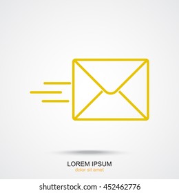 Line icon- Sending a message