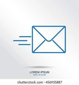 Line icon- Sending a message