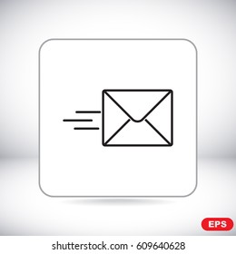 Line icon- Sending a message