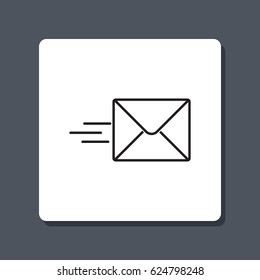 Line icon- Sending a message
