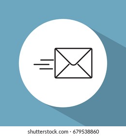 Line icon- Sending a message