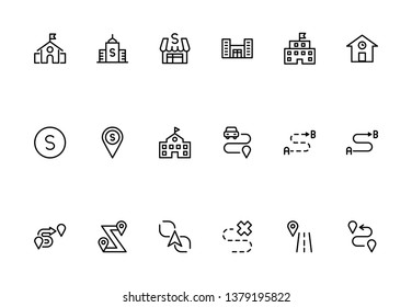 Line icon set. Collection of high quality black outline logo for web site design and mobile apps. Vector illustration on a white background