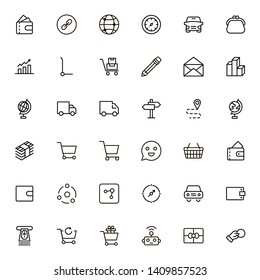 Line icon set. Collection of high quality black outline logo for web site design and mobile apps. Vector illustration on a white background