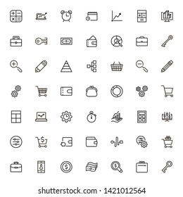 Line icon set. Collection of high quality black outline logo for web site design and mobile apps. Vector illustration on a white background