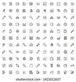 Line icon set. Collection of high quality black outline logo for web site design and mobile apps. Vector illustration on a white background