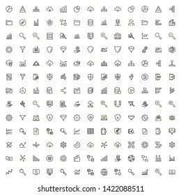 Line icon set. Collection of high quality black outline logo for web site design and mobile apps. Vector illustration on a white background