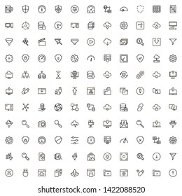 Line icon set. Collection of high quality black outline logo for web site design and mobile apps. Vector illustration on a white background