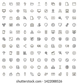 Line icon set. Collection of high quality black outline logo for web site design and mobile apps. Vector illustration on a white background