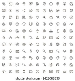 Line icon set. Collection of high quality black outline logo for web site design and mobile apps. Vector illustration on a white background