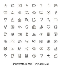 Line icon set. Collection of high quality black outline logo for web site design and mobile apps. Vector illustration on a white background