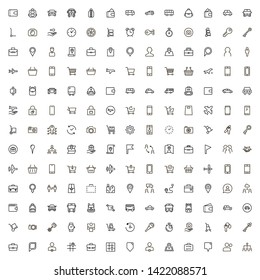 Line icon set. Collection of high quality black outline logo for web site design and mobile apps. Vector illustration on a white background