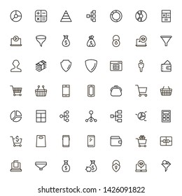 Line icon set. Collection of high quality black outline logo for web site design and mobile apps. Vector illustration on a white background