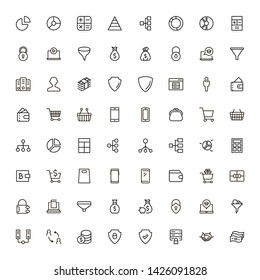 Line icon set. Collection of high quality black outline logo for web site design and mobile apps. Vector illustration on a white background