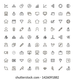 Line icon set. Collection of high quality black outline logo for web site design and mobile apps. Vector illustration on a white background