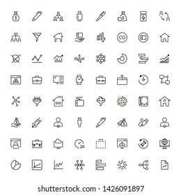 Line icon set. Collection of high quality black outline logo for web site design and mobile apps. Vector illustration on a white background