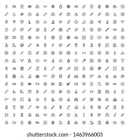 Line icon set. Collection of high quality black outline logo for web site design and mobile apps. Vector illustration on a white background
