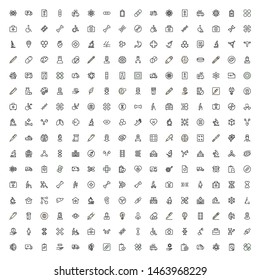 Line icon set. Collection of high quality black outline logo for web site design and mobile apps. Vector illustration on a white background