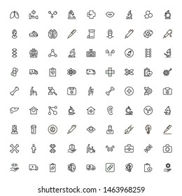 Line icon set. Collection of high quality black outline logo for web site design and mobile apps. Vector illustration on a white background