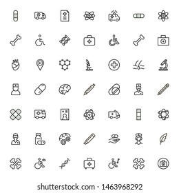 Line icon set. Collection of high quality black outline logo for web site design and mobile apps. Vector illustration on a white background